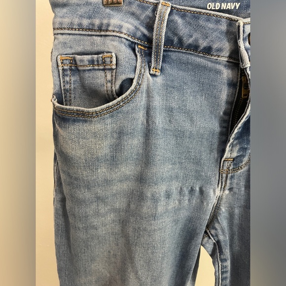Old Navy Kicker Boot-Cut Jeans Womens 6 Short Blue Mid-Rise Stretch Denim Y2K - Picture 4 of 13